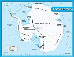 Amazon.com : Teacher Created Resources Antarctica Map ...