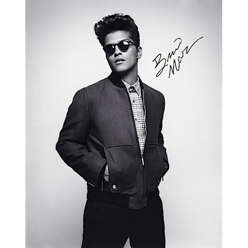 Amazon.com : Bruno Mars 8x10 Autographed Photo Reprint ...