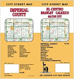 El Centro Brawley Calexico Salton City Street Map ...