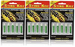 Amazon.com : Sting-Kill Disposable Swabs - 5 Ea (Pack of 3 ...