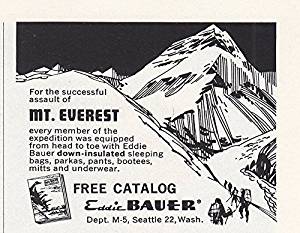 Amazon.com: 1963 Eddie Bauer: Mt Everest, Eddie Bauer ...