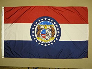 Amazon.com : Missouri State Flag 4x6 ft. Nylon SolarGuard ...