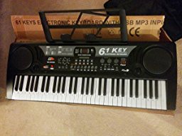 Amazon.com: Plixio 61 Key Electronic Music Keyboard Piano ...