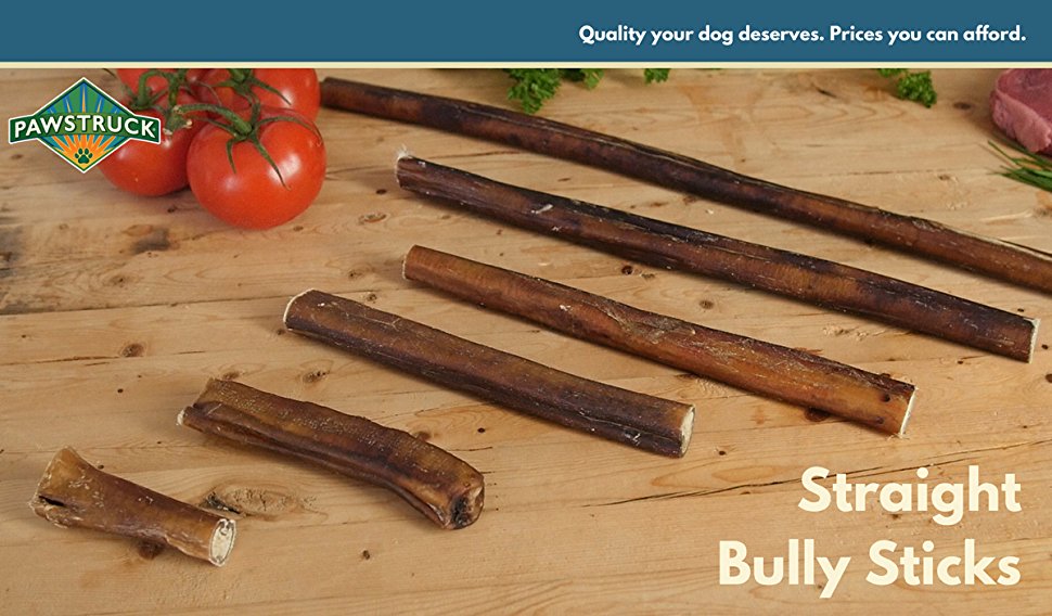 Amazon.com : 12" Straight Bully Sticks for Dogs [Small ...