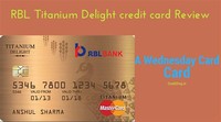 #8. RBL Titanium Delight Credit Card.
