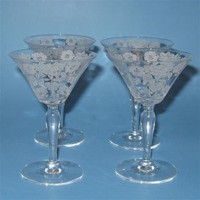 (4) Cocktail Glass