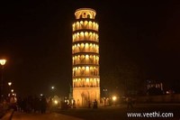 Sculpture Of Leaning Tower of Pisa Seven Wonders Of Kota