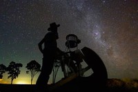 An Astronomer Studies Stars, Planets and Galaxies