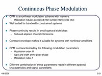Continuous ​Phase Modulation​
