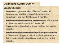 ADHD, Combined Presentation