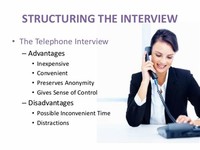 The Telephone Interview