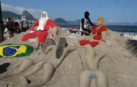 Women Sand Statue
