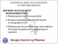 Internal and External Debt: