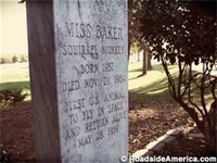The Grave of Miss Baker