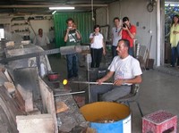 Workshop in Hebron. Hebron Glass and Ceramics Factory