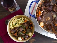 Bœuf Bourguignon (Beef Stewed in red Wine)
