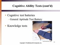 Cognitive Ability Tests