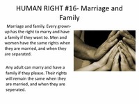 The Right to Marry