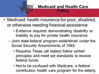 Medicaid Paid for Health Care for 64