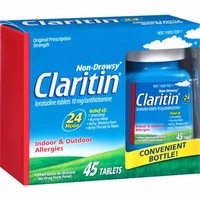 Loratadine (Claritin, Claritin D, Alavert)