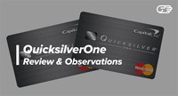 Capital One® QuicksilverOne® Cash Rewards Credit Card: Average Credit