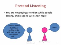 Pretend Listening