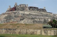 Castillo de San Felipe de Barajas. Building. Created With Sketch