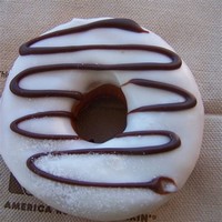 Marble-Frosted Donut