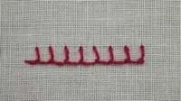 Blanket Stitch (Buttonhole Stitch) 
