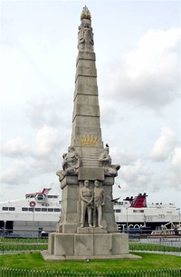 Memorial to the Engine Room Heroes of the Titanic