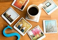 Polaroid Photo Coasters