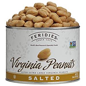 Amazon.com : 4 Pack-18oz Can Salted Virginia Peanuts ...