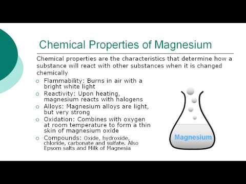 Lab 2 Chemical Properties of Magnesium