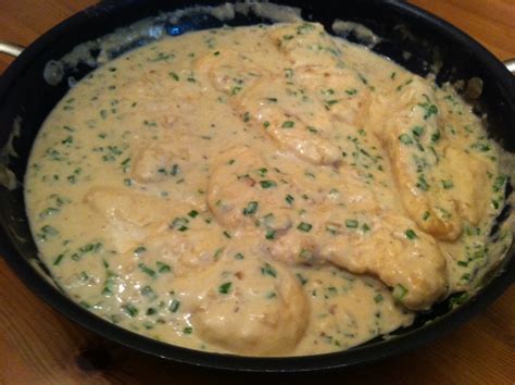 A Taste of Home Cooking: Chicken with Creamy Chive Sauce