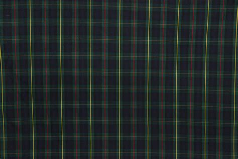 Tartan Plaid Fabric | Green/Navy/Yellow/Red -The Fabric Mill