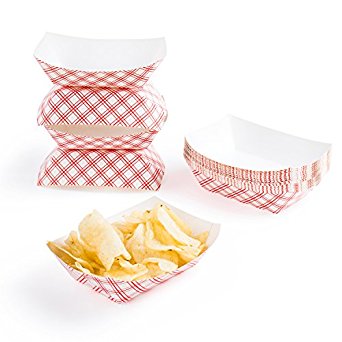 Amazon.com: Disposable Paper Food Tray for Carnivals ...
