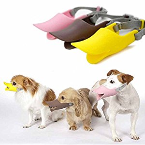 GigaMax(TM) 3 Sizes 3 Color Soft Silicone Dog Duck Muzzle ...