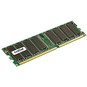 Crucial Technology 256MB 184-Pin PC3200 400Mhz DIMM DDR ...