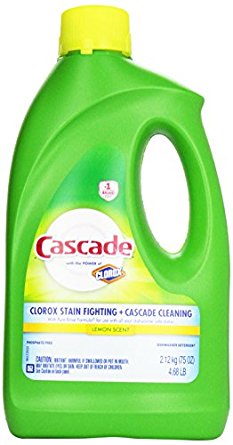 Amazon.com: Cascade Gel Dishwasher Detergent, Lemon Scent ...