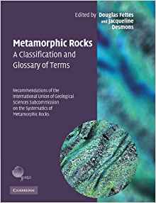 Metamorphic Rocks: A Classification and Glossary of Terms ...