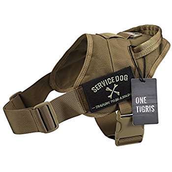 Amazon.com : OneTigris Tactical Dog Training Molle Vest ...
