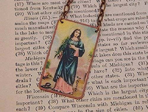 Amazon.com: Saint Jewelry Saint Necklace Saint Agatha ...