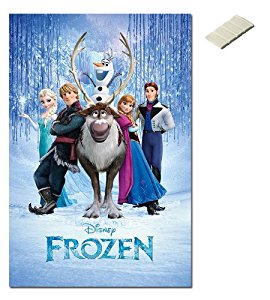 Amazon.com: (24x36) Frozen Cast Movie Poster: Posters & Prints