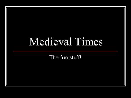 Medieval Torture A pictorial journey. Why torture? During ...