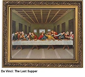 Amazon.com: Da Vinci: Last Supper 8 X 10 Print in Ornate ...