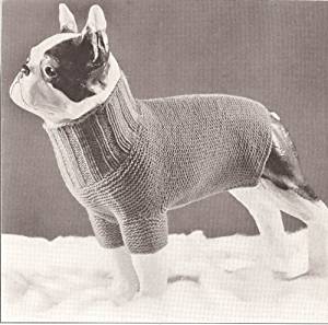 Amazon.com: Vintage Knitting PATTERN to make - Dog Sweater ...