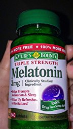 Amazon.com: Nature's Bounty Melatonin 3 mg, 240 Quick ...