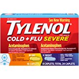 Amazon.com: Tylenol Cold and Flu Severe, 24-Count Caplets ...