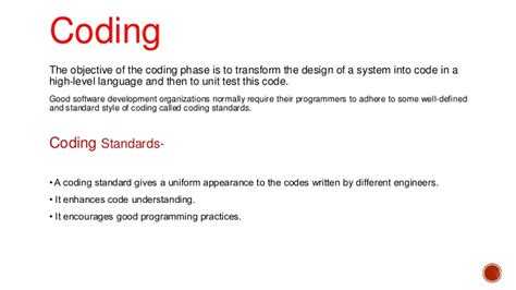 Coding and testing in Software Engineering