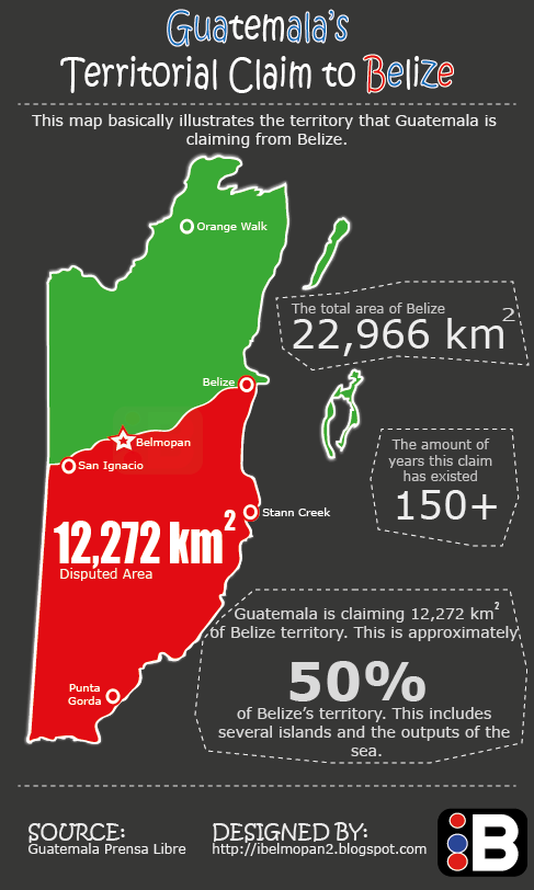 Guatemala's Territorial Claim to Belize [INFOGRAPHIC ...